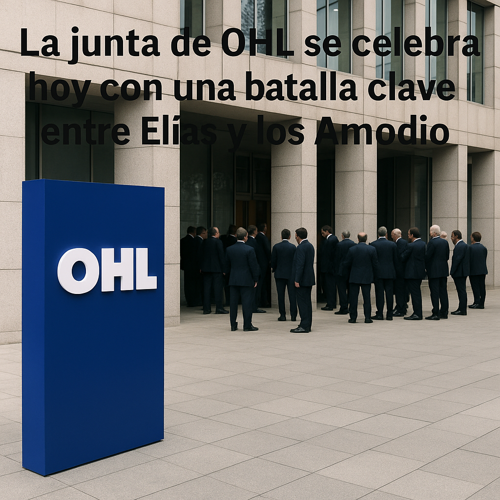 ¡En Juego HOY: la Junta de OHL que puede sacudir el poder — Elías vs. Amodio!