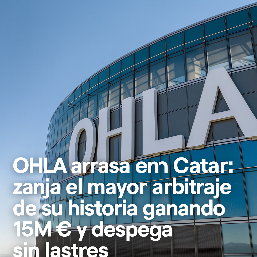 OHLA arrasa en Catar: zanja el mayor arbitraje de su historia ganando 15M € y despega sin lastres 🚀