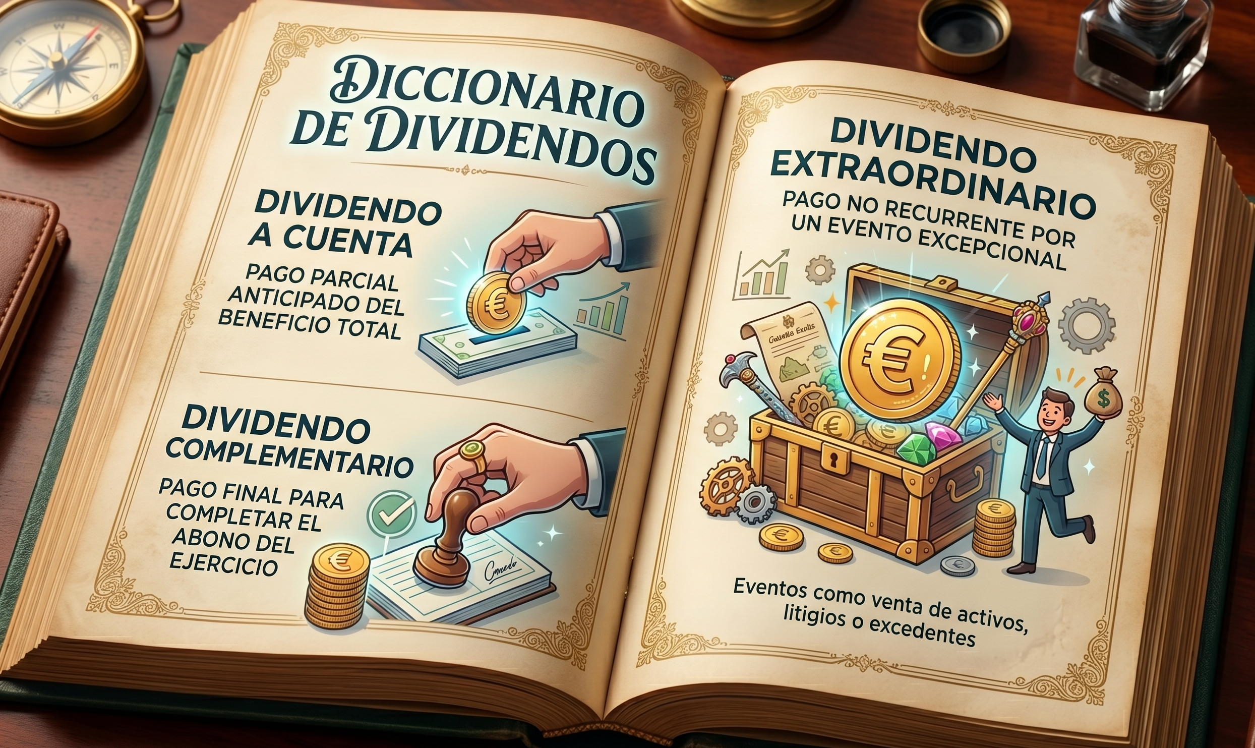 Guía y Diccionario del Dividendo: ¿Qué significa cada tipo de pago?