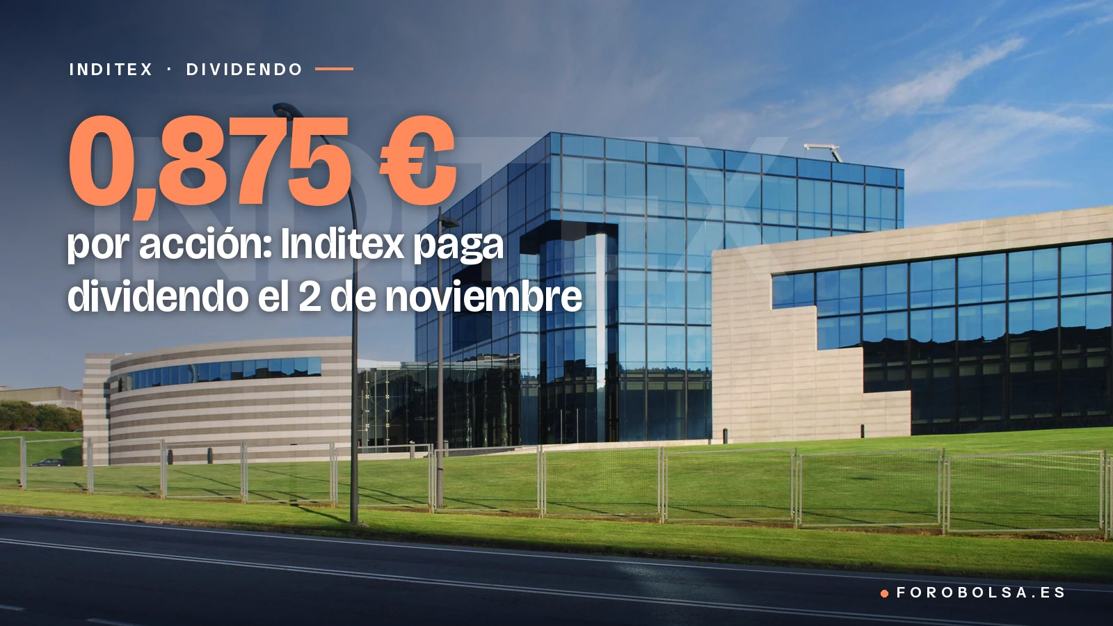0,875 € por acción: Inditex paga dividendo el 2 de noviembre