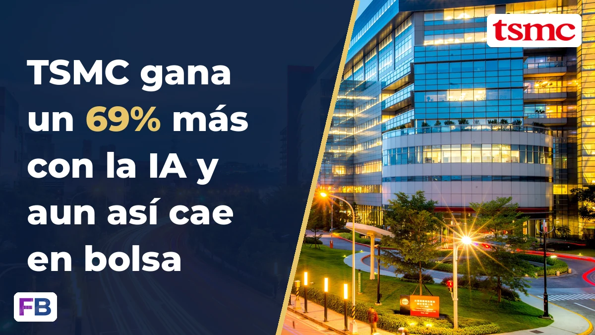 TSMC gana un 69% más con la IA y aun así cae en bolsa