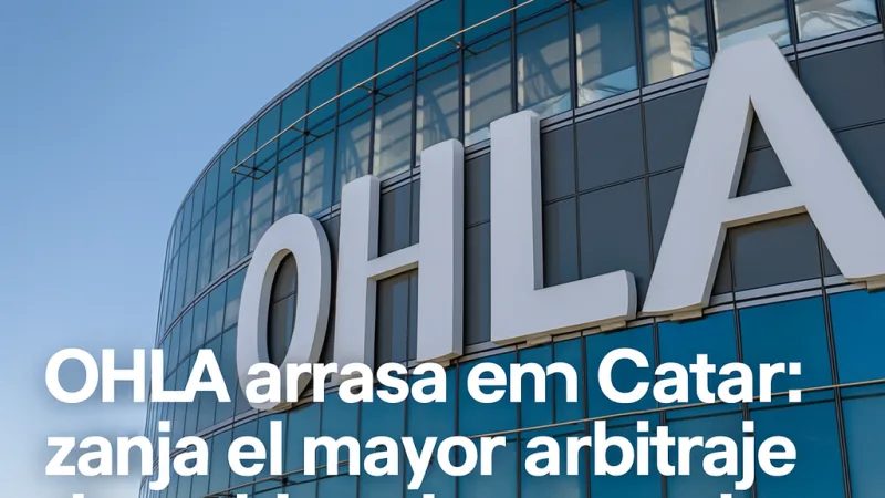 OHLA arrasa en Catar: zanja el mayor arbitraje de su historia ganando 15M € y despega sin lastres 🚀